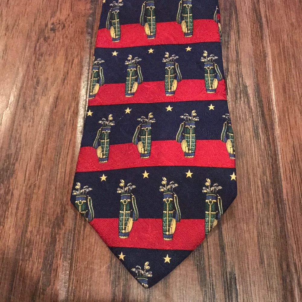 Vintage Tommy Hilfiger Stripe Golf Tie